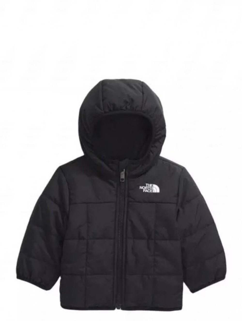 The North Face Baby Reversible Shasta Full Zip Hooded Jacket Size 3-6 Months EUC